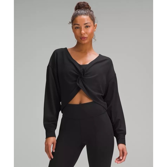 lululemon athletica Tops - NWT Lululemon front to back twist knot pullover sweater